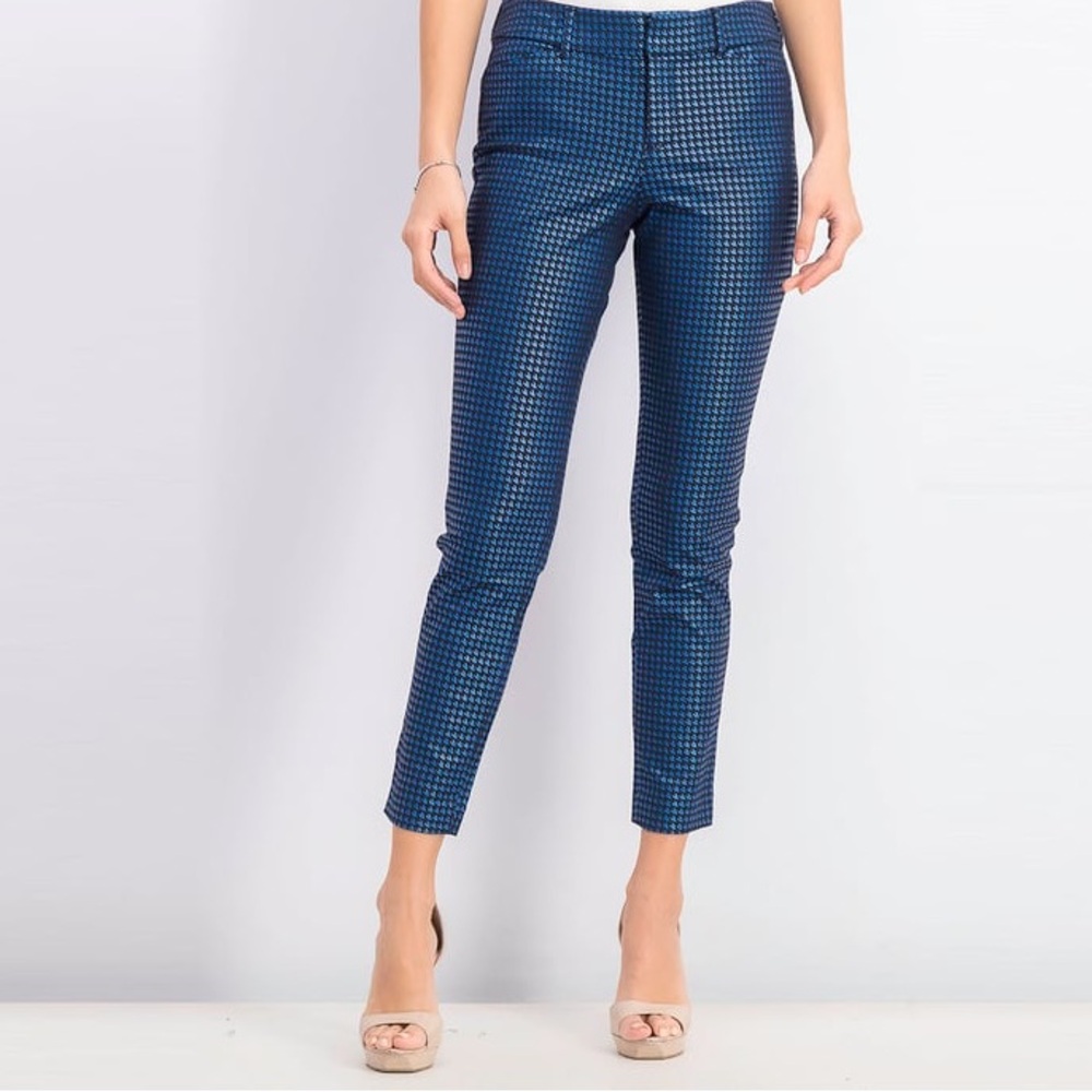 Old Navy Women's Metallic Houndstooth Pixie Ankle Pants